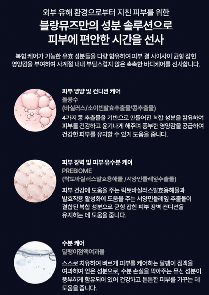 BLANCMUSE BODY CREAM 블랑뮤즈 익스트림 모이스처라이징 바디크림