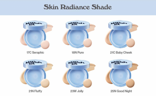 UNLEASHIA Babe Skin Baby Blue Cushion 언리시아 베이브 스킨 베이비 블루 쿠션