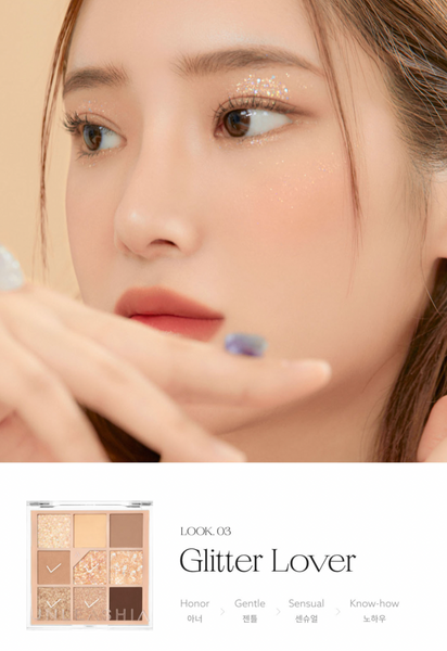 UNLEASHIA GLITTERPEDIA EYE PALETTE 언리시아 글리터피디아 아이 팔레트