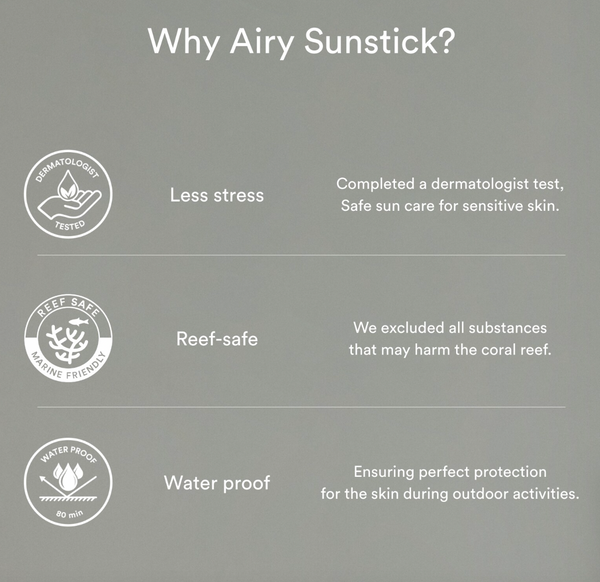 Abib Airy Sunstick Smoothing Bar SPF50 아비브 에어리 선스틱 스무딩 바