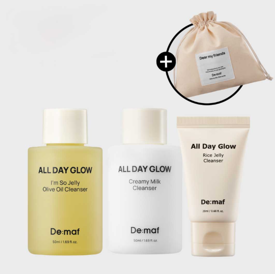 [40%OFF] Demaf 3 Cleansers Set 디마프 클렌저 3종 세트 – Krescendo Beauty