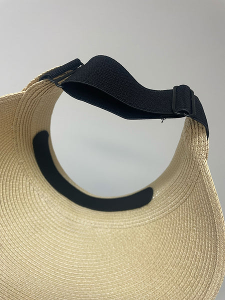 [SALE] Raffia Sun Hat 라피아 리본 선캡